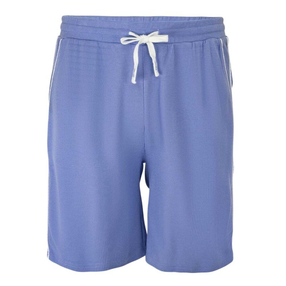 Fabric Mens Cotton Blend Shorts / Light Blue